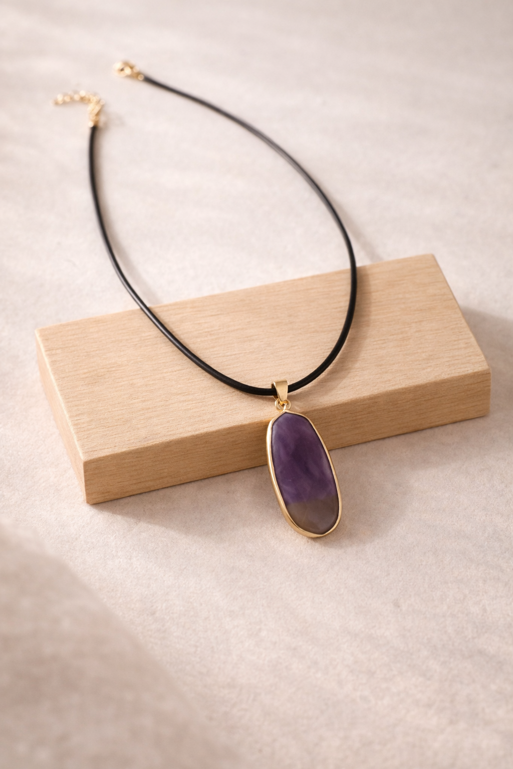 Collar Amuleto protección mineral